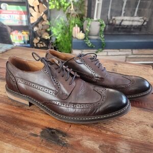 Vionic Classic Brown Leather Oxford Shoes 10.5 Men's